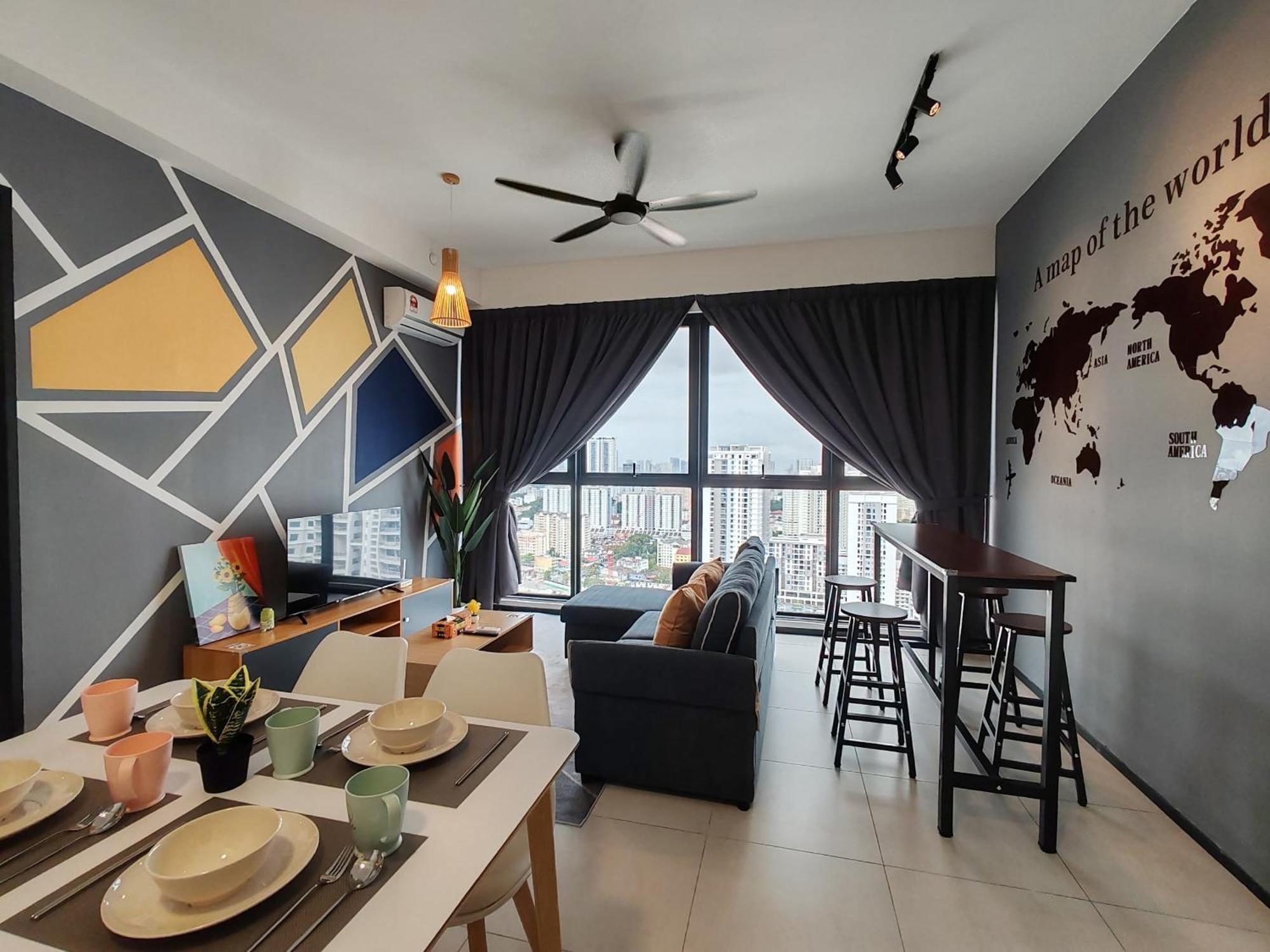 Cozy Minimalist Suite At Urban Suites Georgetown By Superstay Jelutong Buitenkant foto